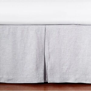Pottery Barn Kids European Flax Linen Crib Skirt